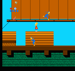 Simpsons, The - Bart vs. the World (USA) In game screenshot